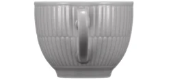 Seltmann Weiden Milchkaffeetasse AMINA 6er Set Porzellan silbergrau