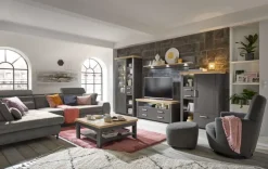 set one by Musterring Couchtisch YORK 64 anthrazit /Eiche Artisan