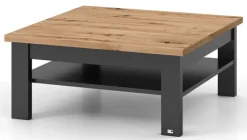 set one by Musterring Couchtisch YORK 64 anthrazit /Eiche Artisan