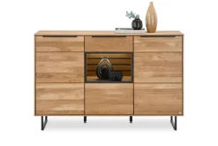 set one by Musterring Sideboard JACKSON 150 x 94 cm Eiche massiv/Eiche furniert