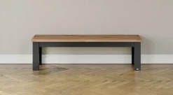 set one by Musterring Sitzbank YORK 61 anthrazit /Eiche Artisan