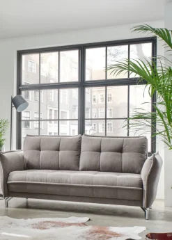 QUARTIER Sofa 2,5-Sitzer NANINI grau