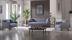 QUARTIER Sofa 2-Sitzer SEOUL grau