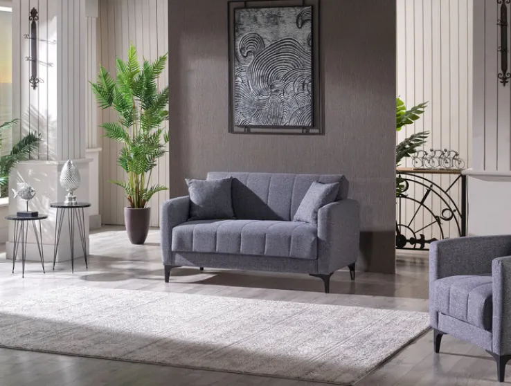 QUARTIER Sofa 2-Sitzer SEOUL grau