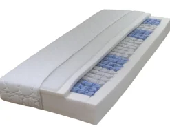 QUARTIER Taschenfederkernmatratze LARA 90 x 200 cm H3 weiß