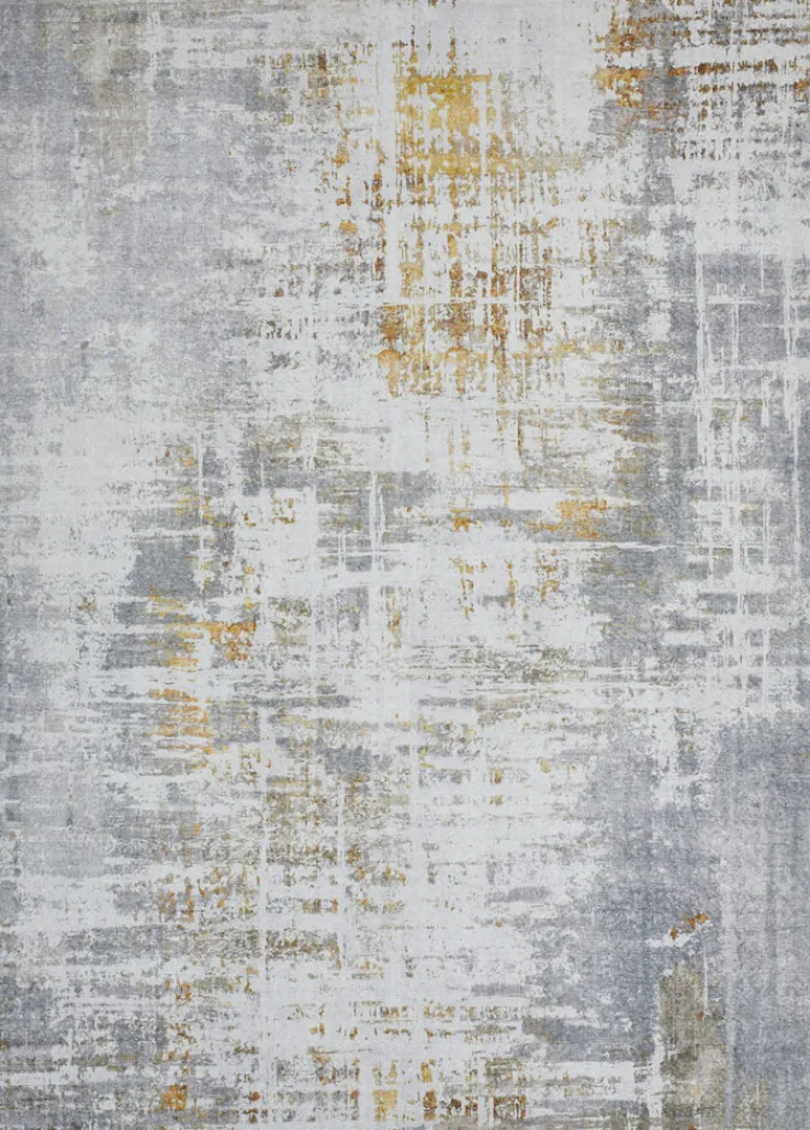 Teppich ALMONTE 120 x 170 cm creme/senfgelb