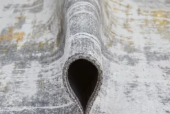 Teppich ALMONTE 120 x 170 cm creme/senfgelb