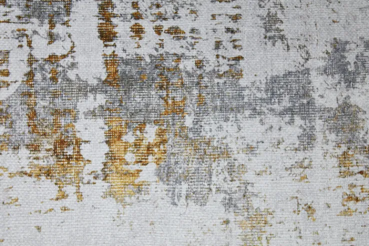 Teppich ALMONTE 120 x 170 cm creme/senfgelb