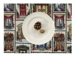 APELT Tischset WEIHNACHTSTÜREN 35x48cm mehrfarbig
