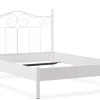 TRAUMWERKSTATT Metallbettgestell PALERMO 140 x 200 cm weiß