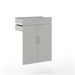 Türen-Schubkasten-Set VARY 77 x 104 cm grau