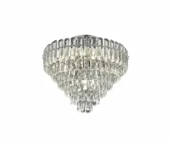 TRIO Deckenlampe TRS MALIZIA 58x49cm chromfarbig