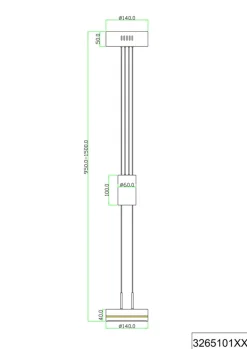 TRIO LED Pendelleuchte FRANKLIN 1-flg nickelfarbig