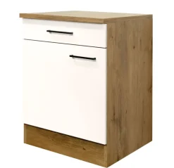 QUARTIER Unterschrank Avila Magnolia matt/Lancelot Oak ca. 60cm