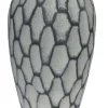Vase 30 cm schiefergrau