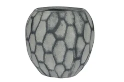 Vase 17 cm schiefergrau