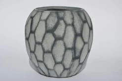 Vase 17 cm schiefergrau