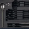 Villeroy & Boch Besteck-Set MANUFACTURE ROCK 16-teilig schwarz