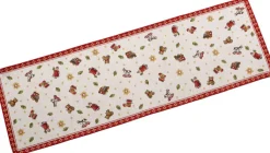 Villeroy & Boch Weihnachtsdeko Tischläufer TOY´s DELIGHT 32 x 96 cm Gobelin-Textil rot/mehrfarbig