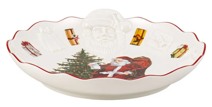 Villeroy & Boch Weihnachtsdeko Schale mit Relief TOY´s FANTASY Santa