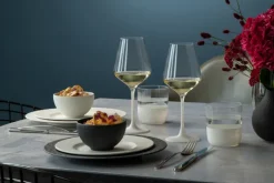 Villeroy & Boch Whiskyglas MANUFACTURE ROCK BLANC 4er Set weiß matt