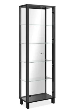 Vitrine ALBI 62 x 189 cm schwarz