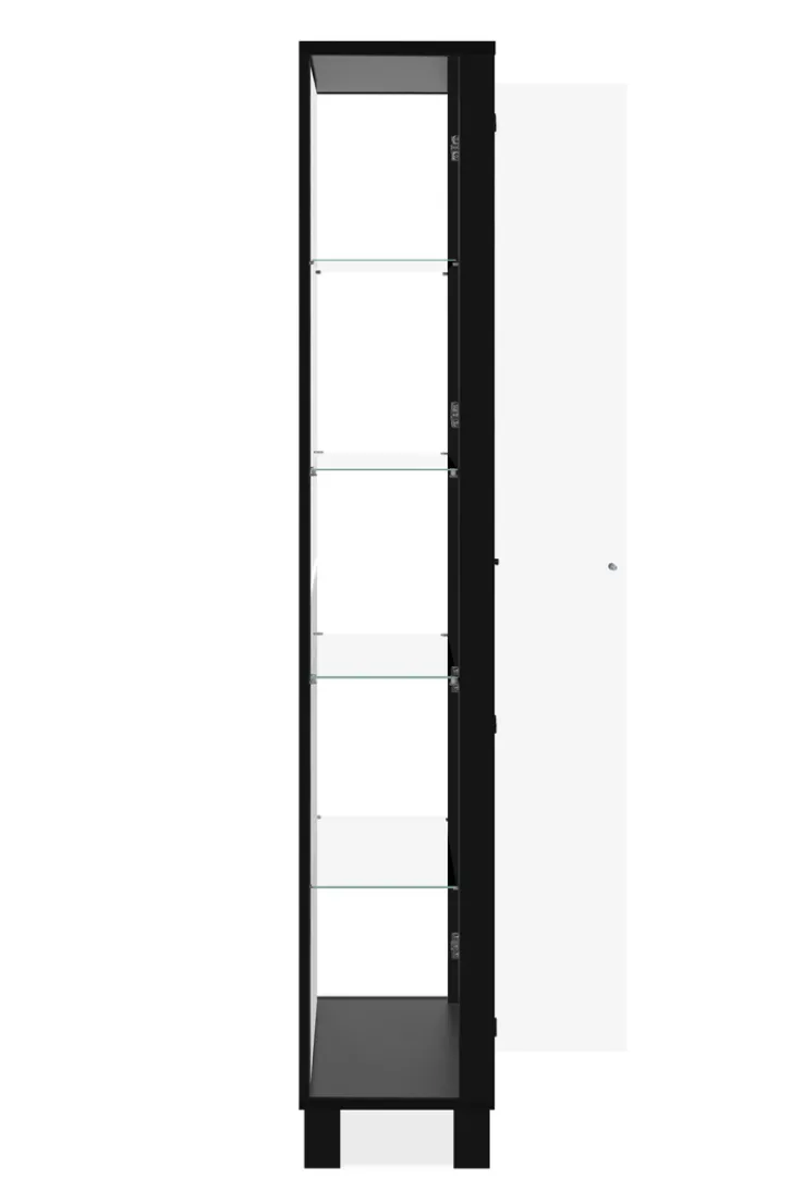 Vitrine ALBI 62 x 189 cm schwarz