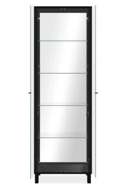 Vitrine ALBI 62 x 189 cm schwarz