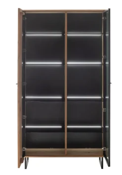 Vitrine AREZZO Wildeiche II 100 x 186 cm