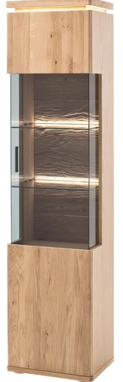 Vitrine BARCELONA R Balkeneiche bianco