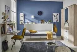 QUARTIER Wandklappbett STELLA weiß 90 x 200 cm horizontal