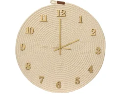 Wanduhr beige 50 cm