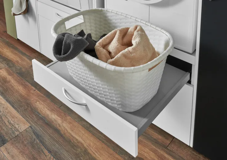 QUARTIER Waschmaschinenumbauschrank MULTIRAUMKONZEPT 70 x 185 cm weiß