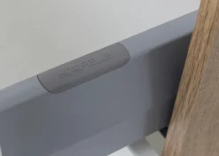 Waschtisch GENT weiß/braun 80cm