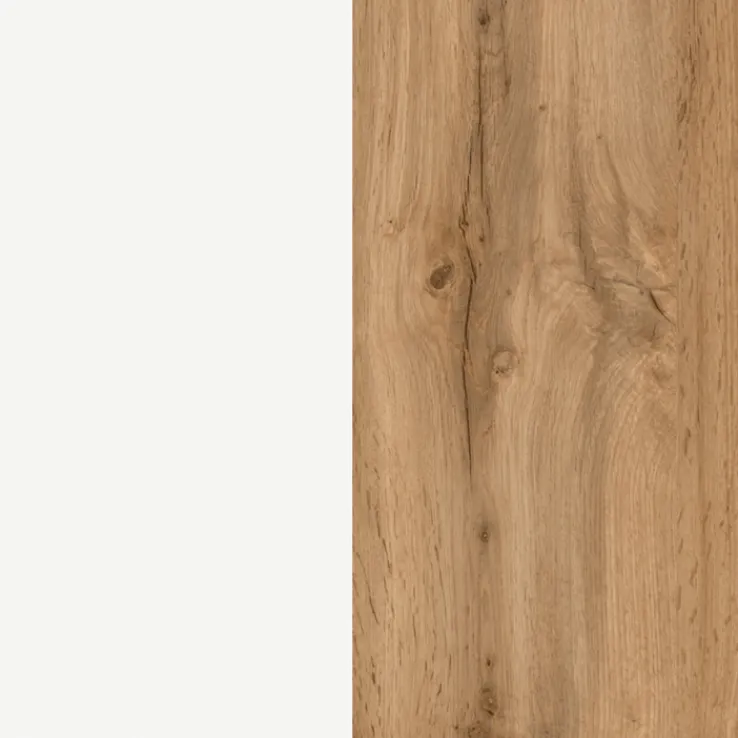 Waschtisch GENT weiß/braun 80cm