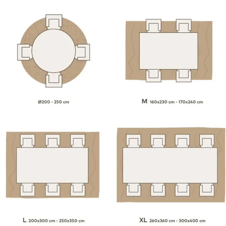 Webteppiche SASA 160 x 230 cm creme