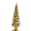 Weihnachtsdeko Tannenbaum CALM & COSY 34 cm goldfarbig
