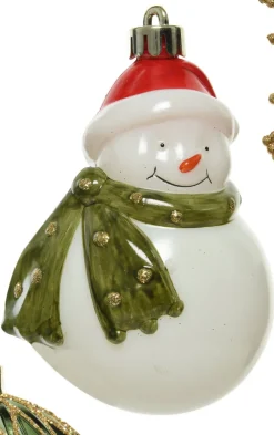 Weihnachtskugeln 25 Teile rot /goldfarbig /grün