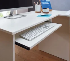 Winkelschreibtisch 120 x 140 cm weiß