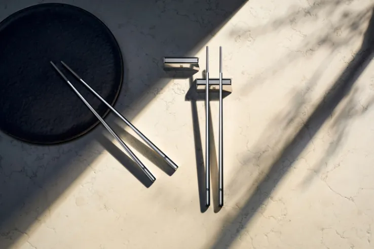 WMF Essstäbchen-Set NUOVA 4-teilig Edelstahl