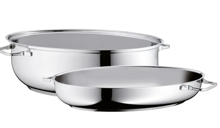 WMF Extrabräter mit Metalldeckel Edelstahl