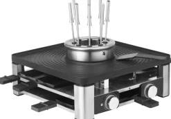 WMF Fondue Raclette Kombi Set LUMERO für 8 Personen 9-teilig