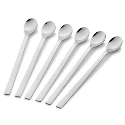 WMF Longdrinklöffel Set NUOVA NEU 6-teilig silberfarbig