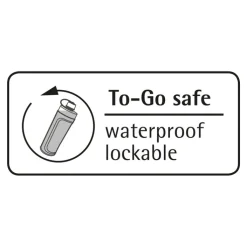 WMF Trinkflasche KULT X 600 ml transparent/ schwarz