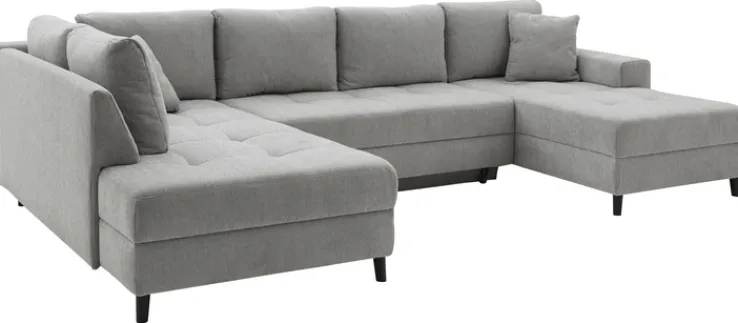 QUARTIER Wohnlandschaft FARIS 202 x 325 x 170 cm grau