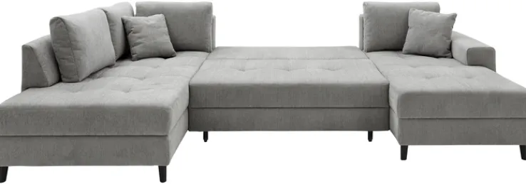 QUARTIER Wohnlandschaft FARIS 202 x 325 x 170 cm grau