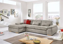 YoungLife by systempolster YoungLife Ecksofa CAPRI I ecrugrau