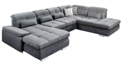 YoungLife by systempolster YoungLife Wohnlandschaft RAGUSA III-SF anthrazit