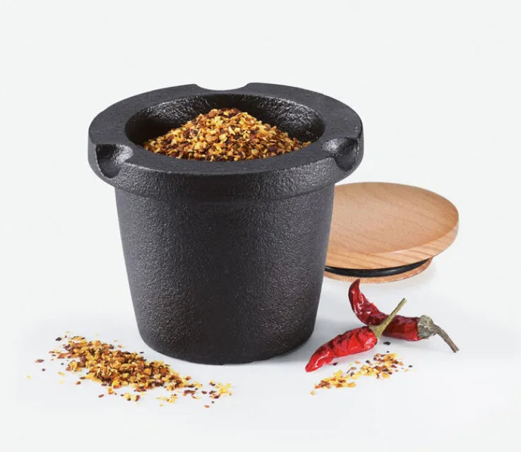 ZASSENHAUS Mörser/ Gewürzreibe GUSS Buche