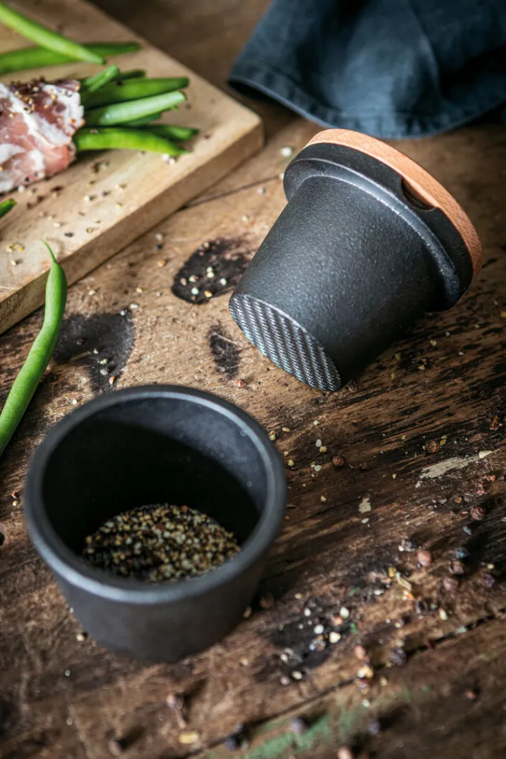 ZASSENHAUS Mörser/ Gewürzreibe GUSS Buche